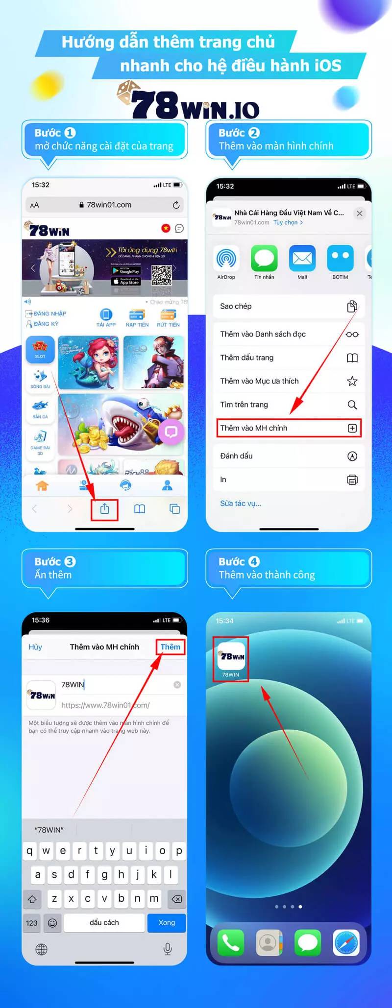Huong dan tai app 78win cho Android