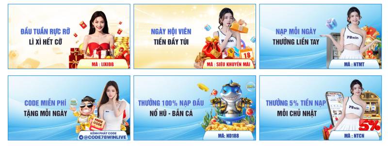 Khuyến Mãi 78win – Ưu Đãi Khủng Cho Người Chơi Cá Cược 2 Khuyến mãi dành riêng cho thành viên mới