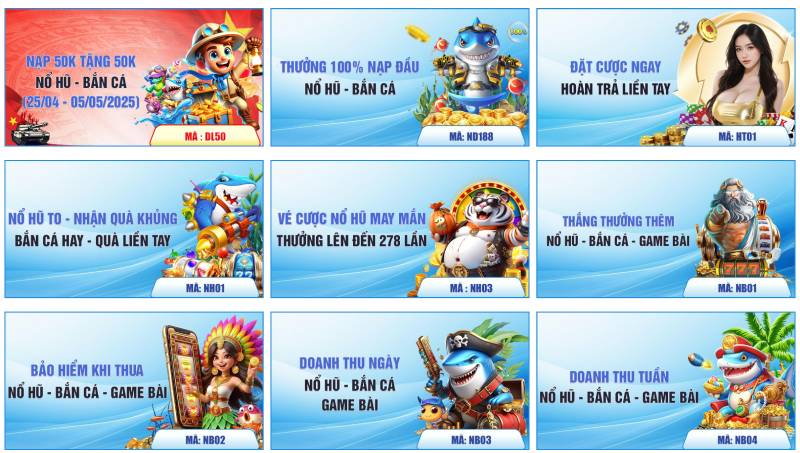 Khuyến Mãi 78win – Ưu Đãi Khủng Cho Người Chơi Cá Cược 4 Ưu đãi cho Nổ Hũ – Bắn Cá – Game Bài