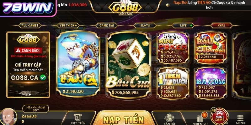 Chỉ chơi Go88 chính thức, tránh trang giả